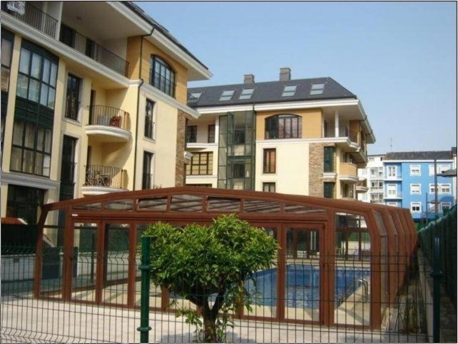 Апартаменты Duplex Con Terraza Playa A Rapadoira Фос Экстерьер фото